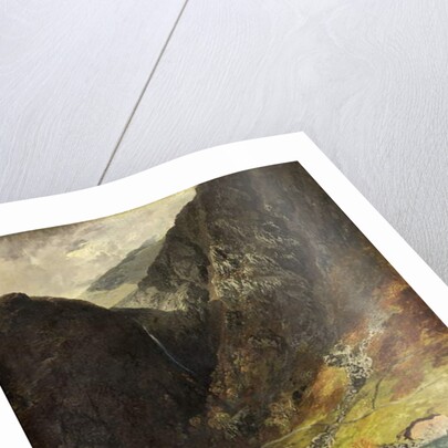 Styhead Pass, Borrowdale, 1854 by Alfred William Hunt