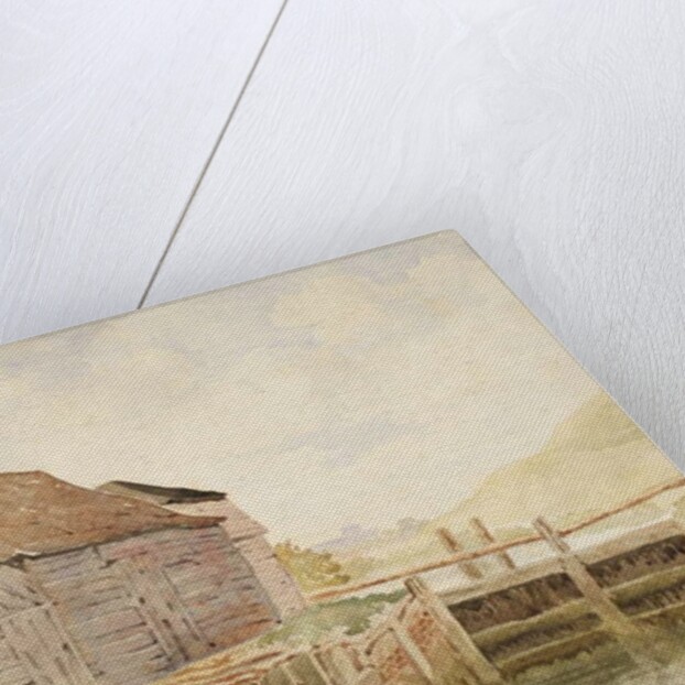 Old Mill and Lock Gates, c.1820-40 by William Henry Hunt