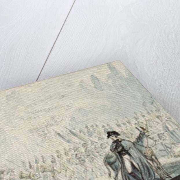 Wellington in the Pyrenees with his Mule by Isaac Robert Cruikshank