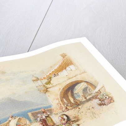 Bellagio, Lake Como, c.1850-75 by Myles Birket Foster