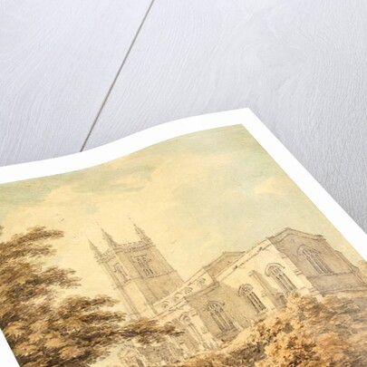 South East aspect of the church at Odell by Thomas Hearne