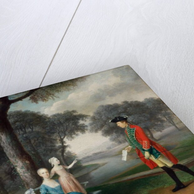 Francis Vincent, his wife Mercy, and daughter Ann, of Weddington Hall, Warwickshire, 1763 by Arthur Devis