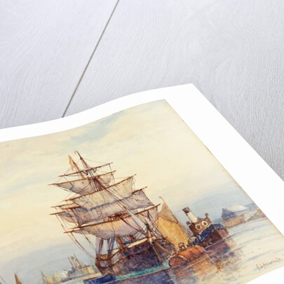 On the Thames by Frederick James Aldridge