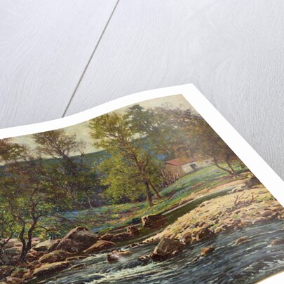 Springtime on the Wyre, Dolphinholme, 1906 by Reginald Aspinwall