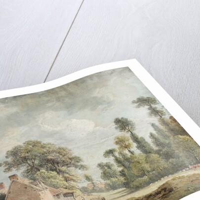 Looking down Egham Hill by Paul Sandby