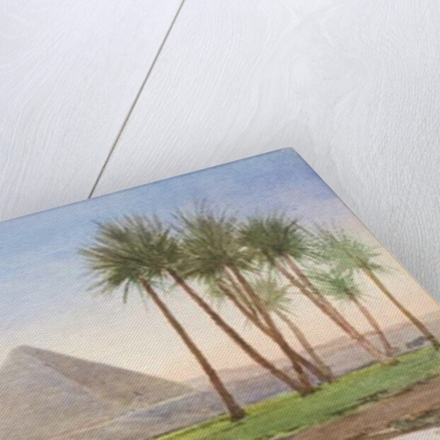 The Pyramids at Gizah, c.1907-10 by John Somerscales