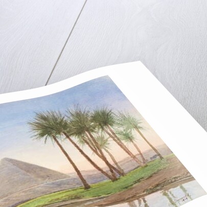 The Pyramids at Gizah, c.1907-10 by John Somerscales