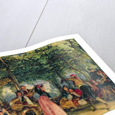 The Fiesta at Granada by John Frederick Lewis