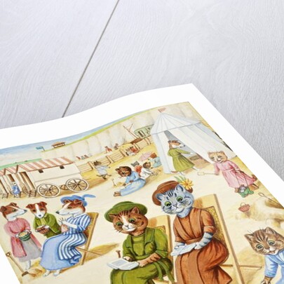 Holiday Time by Louis Wain