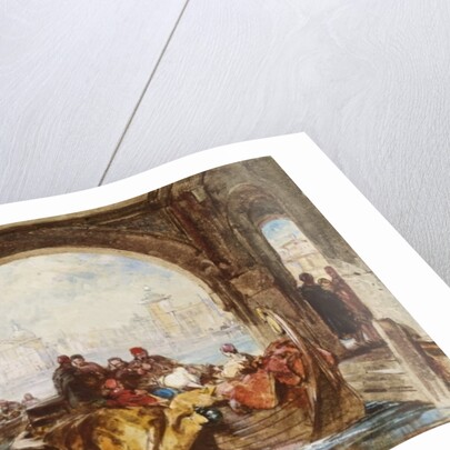 The Doge's Watergate at Venice, c.1830 by George Cattermole