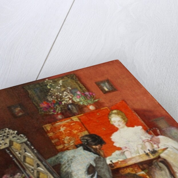 The Chess Players, or Black to Move, 1920 by Joseph Walter West