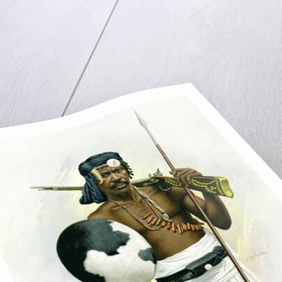 Sakalava Warrior by F. Ralambo