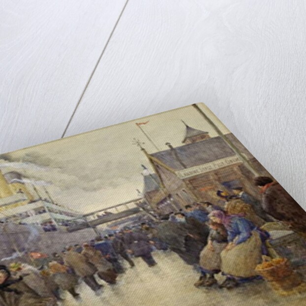 The Day Departure, Liverpool Landing Stage, 1905 by Joseph Yelverton Dawbarn