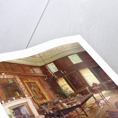 Interior of the State Room, Governor's House, Royal Hospital, Chelsea, 1922 by George Percy Jacomb-Hood