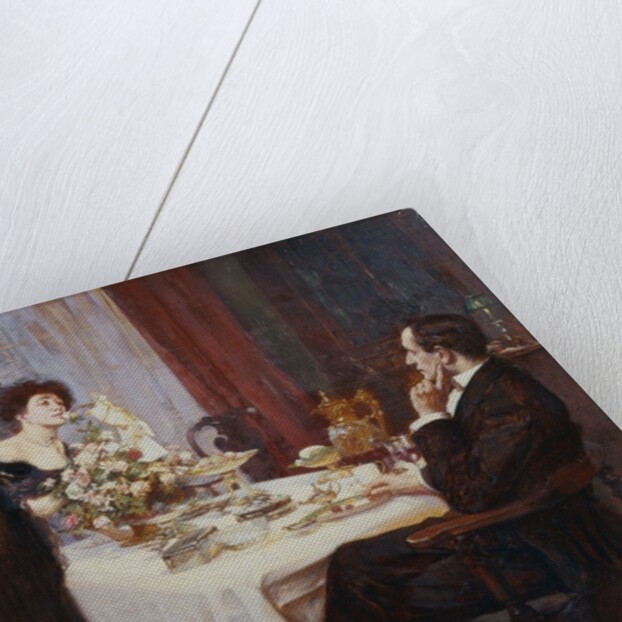 The Anniversary, 'I love thee to the level of everyday's most quiet need' - Elizabeth Barrett Browning, 1909 by Albert Chevallier Tayler