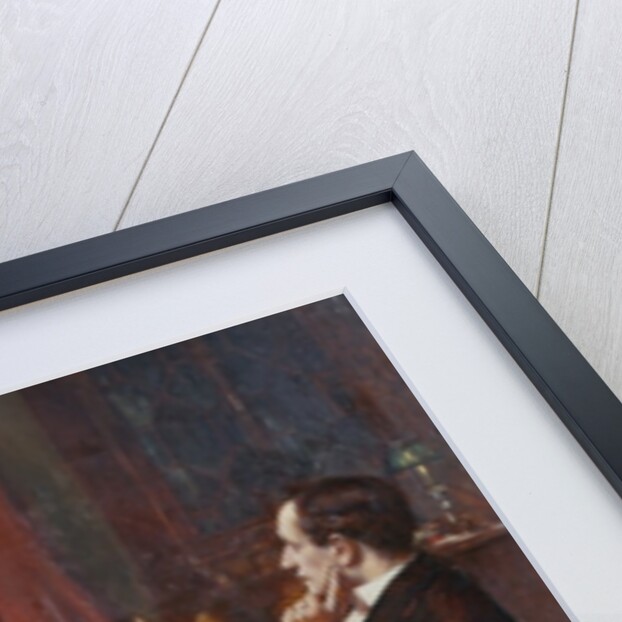 The Anniversary, 'I love thee to the level of everyday's most quiet need' - Elizabeth Barrett Browning, 1909 by Albert Chevallier Tayler