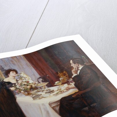 The Anniversary, 'I love thee to the level of everyday's most quiet need' - Elizabeth Barrett Browning, 1909 by Albert Chevallier Tayler