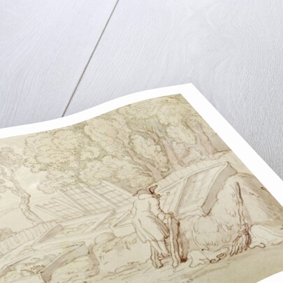 The Amorous Gardener by Thomas Rowlandson