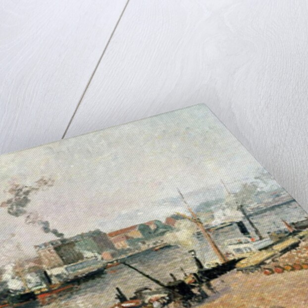 Misty Morning, Rouen, 1896 by Camille Pissarro