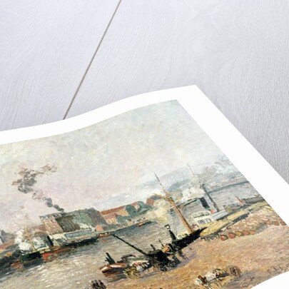 Misty Morning, Rouen, 1896 by Camille Pissarro