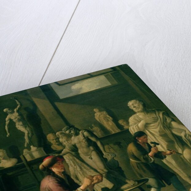 Interior of a Sculptor's Studio by Johann Heiss