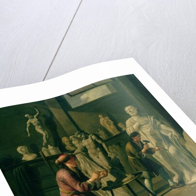 Interior of a Sculptor's Studio by Johann Heiss