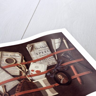 Letter Rack, c.1676 by Edwaert Colyer or Collier