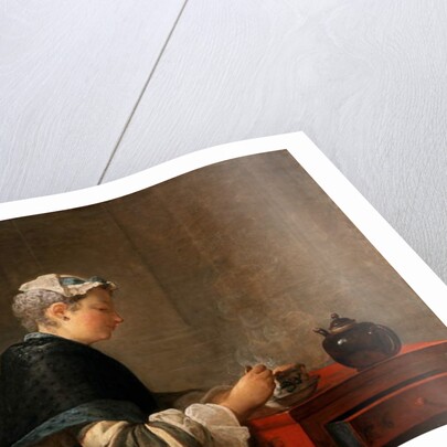 A Lady Taking Tea, 1735 by Jean-Baptiste Simeon Chardin