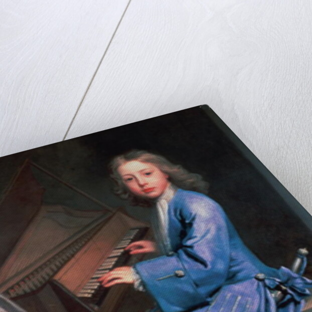 Garton Orme seated at the Spinet, c.1707 by Jonathan Richardson