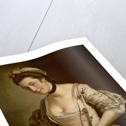 A Lady's Maid Soaping Linen by Henry Robert Morland