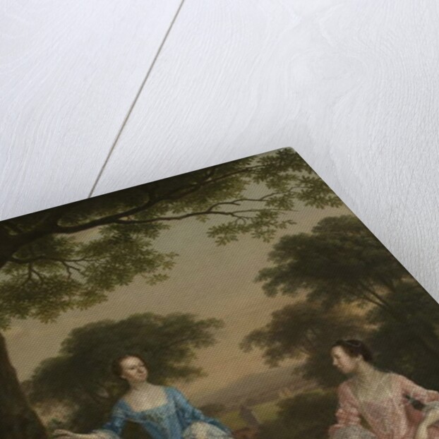 Alicia and Jane Clarke, c.1758 by Arthur Devis