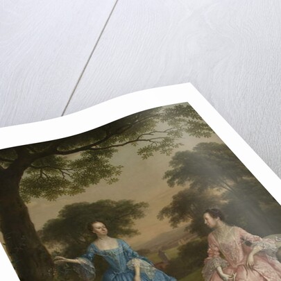 Alicia and Jane Clarke, c.1758 by Arthur Devis