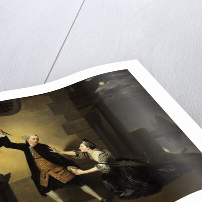 David Garrick as Jaffier and Susannah Cibber as Belvidera by Johann Zoffany
