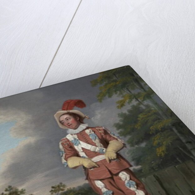 Thomas Collins as Slender in 'The Merry Wives of Windsor' by Shakespeare, Drury Lane, 1802 by Samuel de Wilde