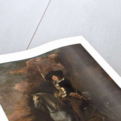 Cavalier on a Grey Horse, c.1660 by Abraham Pietersz. van Kalraet