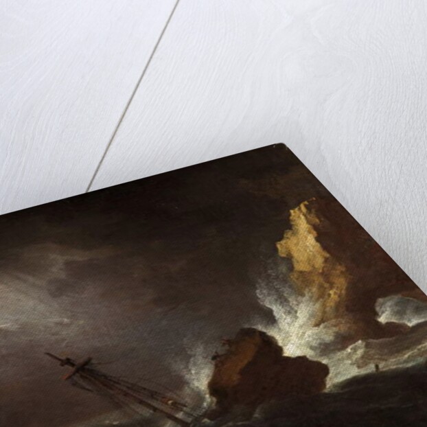 Seascape in Stormy Weather, c.1700 by Adriaen van Diest