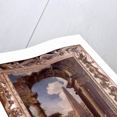 Ruins of a Temple with a Sibyl, c.1719 by Giovanni Paolo Pannini or Panini