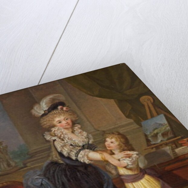 A Young Lady and a Little Girl, c.1785 by Marguerite Gerard