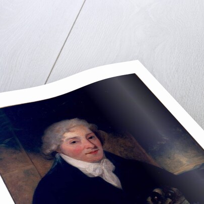 Venanzio Rauzzini with his dog, Turk, c.1795 by Joseph (attr. to) Hutchison