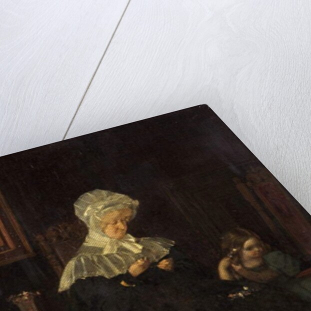 Charlotte Sargent with her grand-daughter Mary by English School