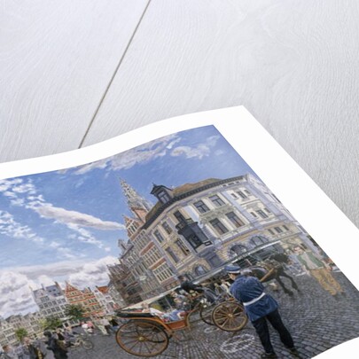 The Great Market Square in Antwerp, 1996 by Huw S. Parsons