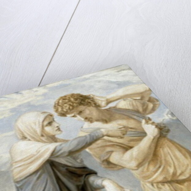 Man harkens to the Appeal of Conscience, 1910 by Frederic James Shields