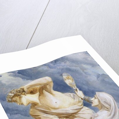 Man repels the Appeal of Conscience, 1910 by Frederic James Shields