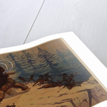 Woolly Mammoth, 1871 by Ernest Henry Griset