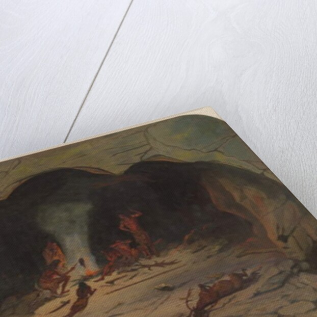 Prehistoric scene, 1871 by Ernest Henry Griset