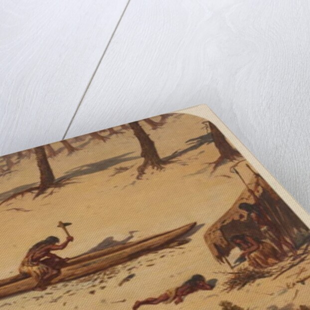 Prehistoric Camp, 1871 by Ernest Henry Griset