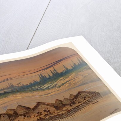 Prehistoric Village, 1871 by Ernest Henry Griset