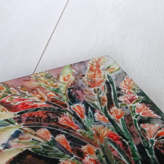 Calla Lillies with Tuber Roses by Hilary Simon