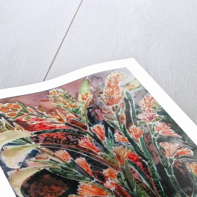 Calla Lillies with Tuber Roses by Hilary Simon