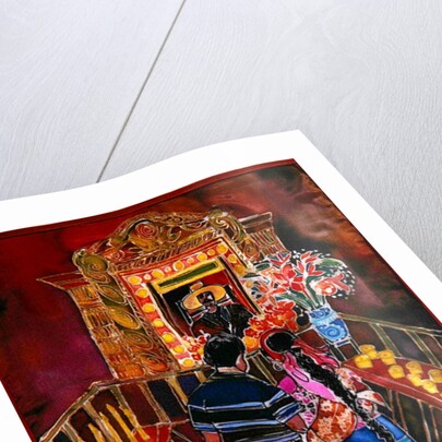 Mayan Couple with Maximon, 2006 by Hilary Simon